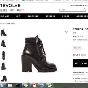 ⚡️Like New!!⚡️Ash Poker Booties